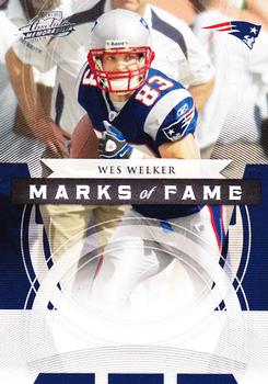 2009 Playoff Absolute Memorabilia - Marks of Fame #24 Wes Welker Front