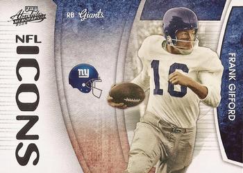 2009 Playoff Absolute Memorabilia - NFL Icons #10 Frank Gifford Front