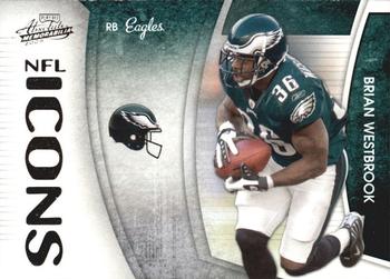 2009 Playoff Absolute Memorabilia - NFL Icons #4 Brian Westbrook Front