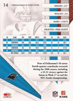 2009 Playoff Absolute Memorabilia - Retail #14 Jake Delhomme Back