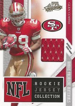 2009 Playoff Absolute Memorabilia - Rookie Jersey Collection #30 Glen Coffee Front