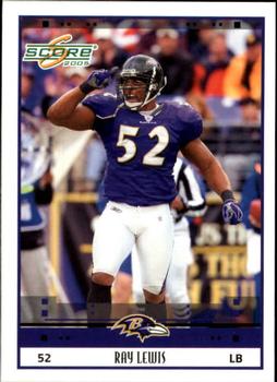 2005 Score #25 Ray Lewis Front