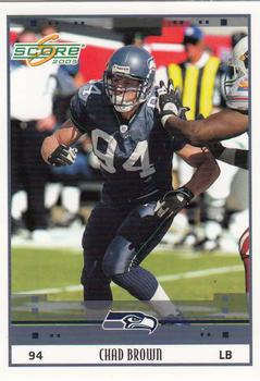 2005 Score #254 Chad Brown Front