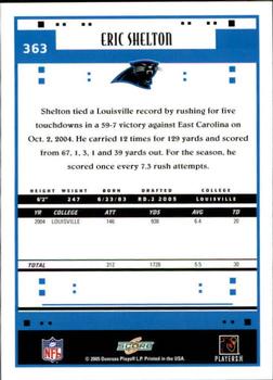 2005 Score #363 Eric Shelton Back