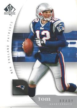 2005 SP Authentic #50 Tom Brady Front