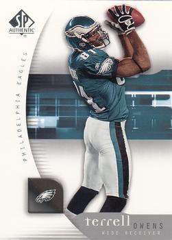 2005 SP Authentic #67 Terrell Owens Front