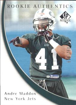 2005 SP Authentic #100 Andre Maddox Front