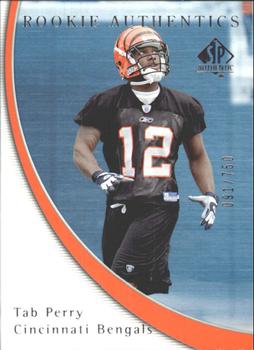 2005 SP Authentic #101 Tab Perry Front