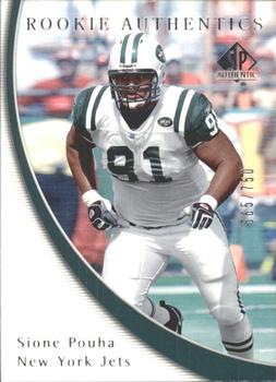 2005 SP Authentic #143 Sione Pouha Front