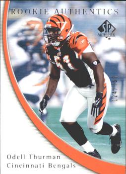 2005 SP Authentic #148 Odell Thurman Front
