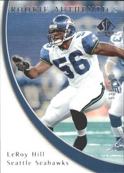 2005 SP Authentic #155 Leroy Hill Front
