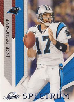 2009 Playoff Absolute Memorabilia - Spectrum Blue #14 Jake Delhomme Front