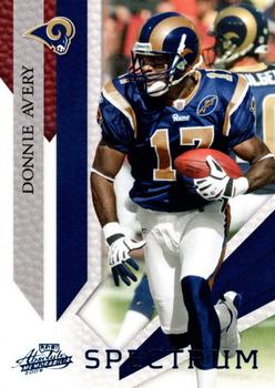 2009 Playoff Absolute Memorabilia - Spectrum Blue #91 Donnie Avery Front