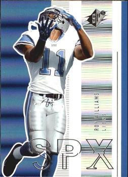 2005 SPx #28 Roy Williams Front