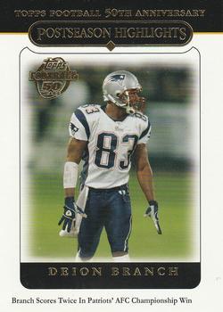 2005 Topps #358 Deion Branch Front