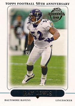 2005 Topps #11 Ray Lewis Front