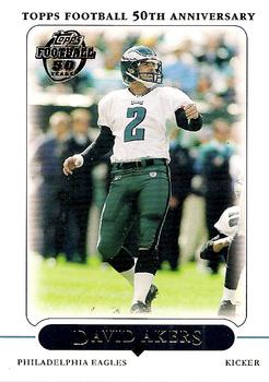 2005 Topps #277 David Akers Front