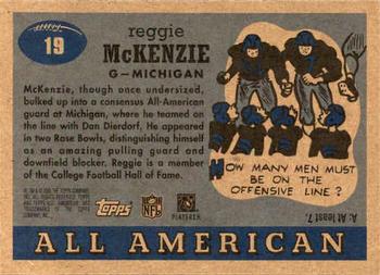 2005 Topps All American #19 Reggie McKenzie Back