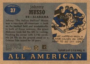 2005 Topps All American #37 Johnny Musso Back