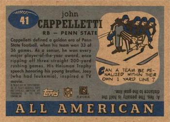 2005 Topps All American #41 John Cappelletti Back