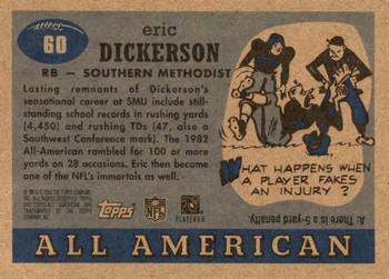 2005 Topps All American #60 Eric Dickerson Back