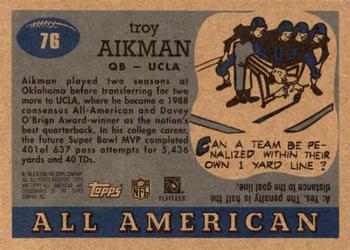 2005 Topps All American #76 Troy Aikman Back