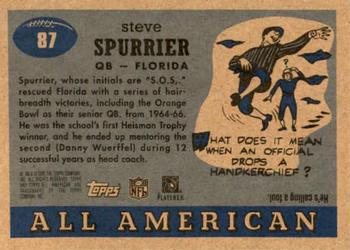 2005 Topps All American #87 Steve Spurrier Back