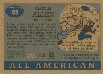 2005 Topps All American #55 Marcus Allen Back
