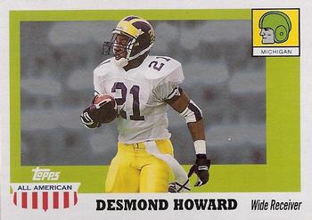 2005 Topps All American #78 Desmond Howard Front