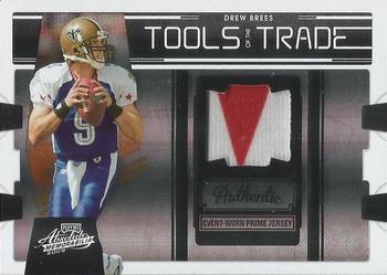 2009 Playoff Absolute Memorabilia - Tools of the Trade Material Black Spectrum #9 Drew Brees Front