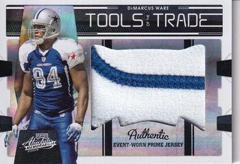 2009 Playoff Absolute Memorabilia - Tools of the Trade Material Jumbo Black Spectrum #8 DeMarcus Ware Front