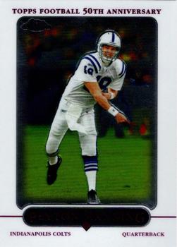 2005 Topps Chrome #136 Peyton Manning Front