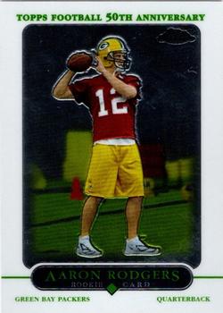 2005 Topps Chrome #190 Aaron Rodgers Front