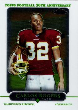 2005 Topps Chrome #191 Carlos Rogers Front