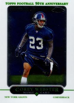 2005 Topps Chrome #266 Corey Webster Front