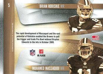 2009 Playoff Contenders - Draft Class #5 Brian Robiskie / Mohamed Massaquoi Back