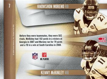 2009 Playoff Contenders - Draft Class #7 Knowshon Moreno / Kenny McKinley Back