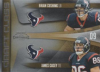 2009 Playoff Contenders - Draft Class #10 Brian Cushing / James Casey Front