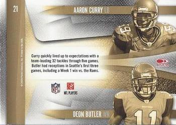 2009 Playoff Contenders - Draft Class #21 Aaron Curry / Deon Butler Back