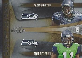 2009 Playoff Contenders - Draft Class #21 Aaron Curry / Deon Butler Front