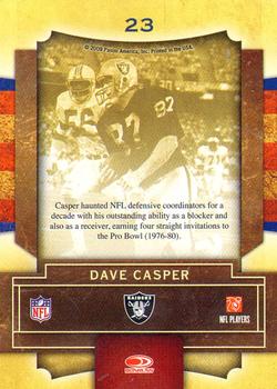 2009 Playoff Contenders - Legendary Contenders #23 Dave Casper Back