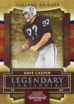 2009 Playoff Contenders - Legendary Contenders #23 Dave Casper Front