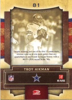 2009 Playoff Contenders - Legendary Contenders #81 Troy Aikman Back
