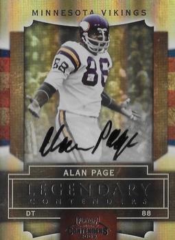 2009 Playoff Contenders - Legendary Contenders Autographs #1 Alan Page Front