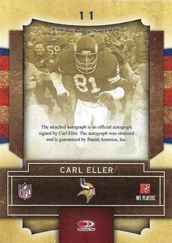 2009 Playoff Contenders - Legendary Contenders Autographs #11 Carl Eller Back