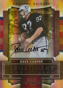 2009 Playoff Contenders - Legendary Contenders Autographs #23 Dave Casper Front