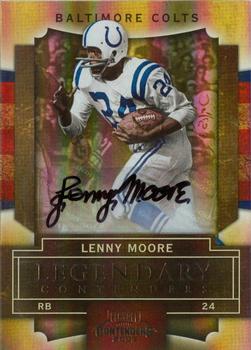 2009 Playoff Contenders - Legendary Contenders Autographs #60 Lenny Moore Front