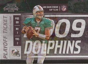 2009 Playoff Contenders - Playoff Ticket #52 Chad Henne Front