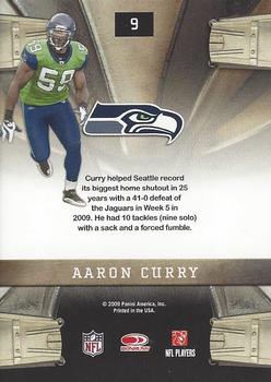 2009 Playoff Contenders - Rookie Roll Call #9 Aaron Curry Back