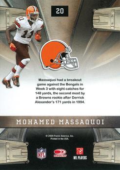 2009 Playoff Contenders - Rookie Roll Call #20 Mohamed Massaquoi Back